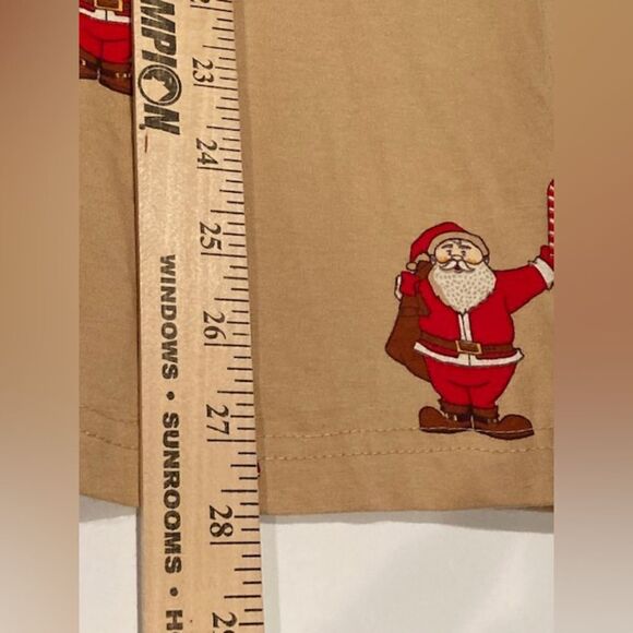 Men’s Denim & Flower Ricky Singh Santa All-Over Pattern Hooded Long Sleeve - Picture 7 of 8